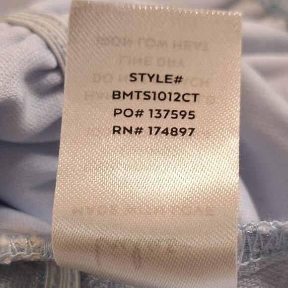 Lulus Feeling Forever Light Blue Floral Jacquard Crop Top Size Large Coquette - Picture 10 of 10